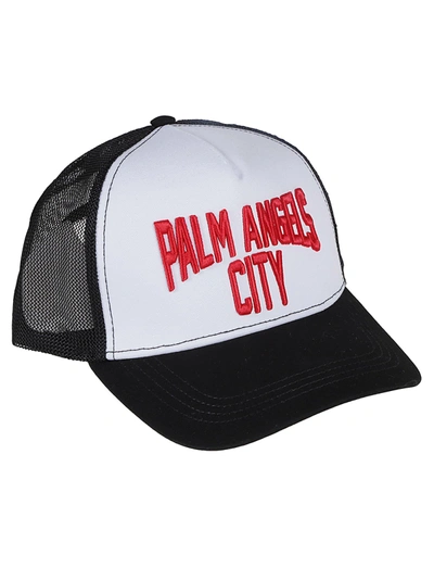 Palm Angels City Cap In Nero