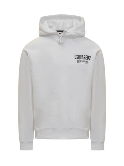 Dsquared2 Ceresio 9 Hoodie In White