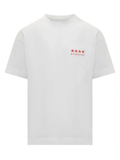 Givenchy 4g Cotton T-shirt In White