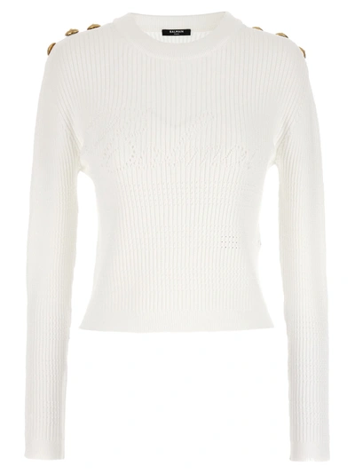 Balmain Sweater In White