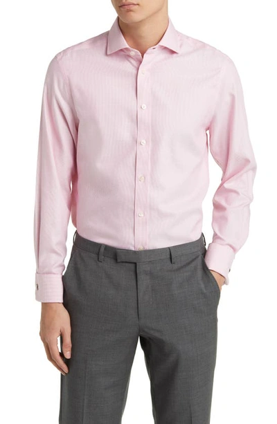 Charles Tyrwhitt Clifton Slim Fit Non-iron Cotton Twill Dress Shirt In Pink