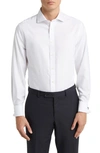 Charles Tyrwhitt Clifton Slim Fit Non-iron Cotton Twill Dress Shirt In White