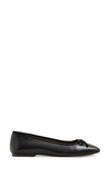 Madewell The Anelise Ballet Flat In True Black