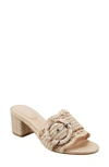 Bandolino Anni Block Heel Sandal In Light Natural