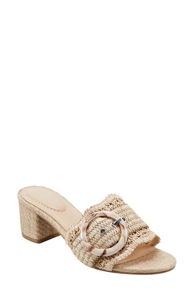 Bandolino Anni Block Heel Sandal In Light Natural