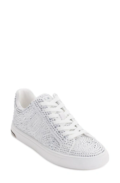 Dkny Embellished Sneaker In Bright White