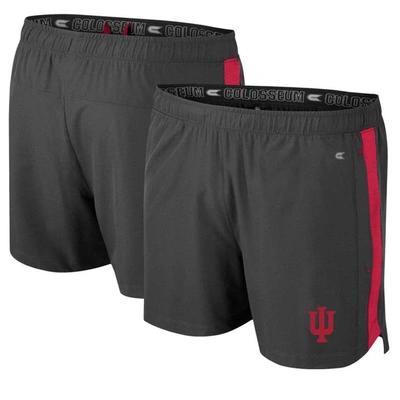 Colosseum Charcoal Indiana Hoosiers Langmore Shorts