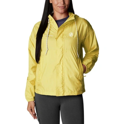 Columbia Yellow Nashville Sc Flash Challenger Omni-shade Full-zip Windbreaker