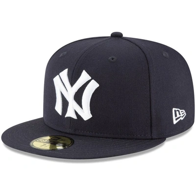 New Era Navy New York Yankees Cooperstown Collection Wool 59fifty Fitted Hat