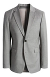 Tiger Of Sweden Justin Slim Fit Wool Mélange Sport Coat In M04-light Grey Melan