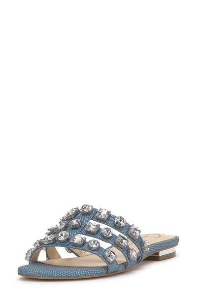 Jessica Simpson Detta Slide Sandal In Light Blue