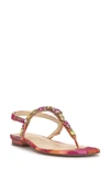 Jessica Simpson Dehna Slingback Sandal In Pink Red