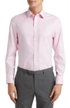 Charles Tyrwhitt Slim Fit Non-iron Cotton Twill Dress Shirt In Pink
