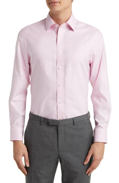 Charles Tyrwhitt Slim Fit Non-iron Cotton Twill Dress Shirt In Pink