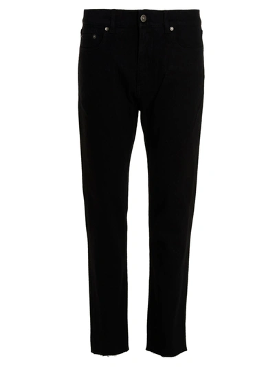 Golden Goose One Wash Cotton Jeans In Black