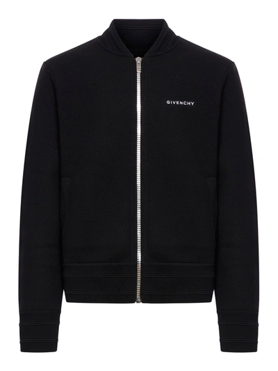 Givenchy Knitted Varsity Jacket In Black