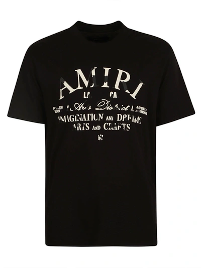 Amiri Arts District Logo T-shirt In Black
