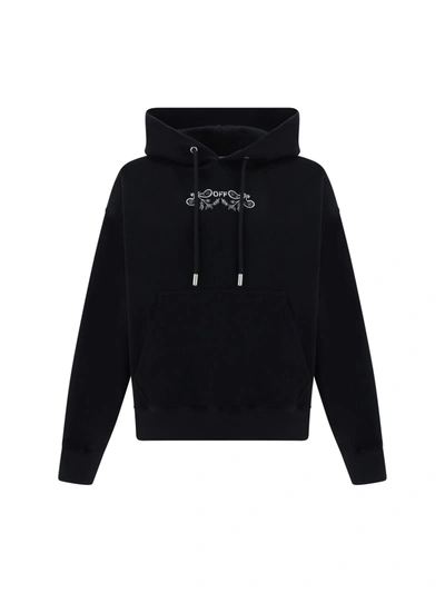 Off-white Hoodie In Black White