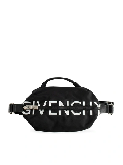 Givenchy G-zip Bumbag In Black White