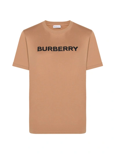 Burberry T-shirt In Camel Legacy