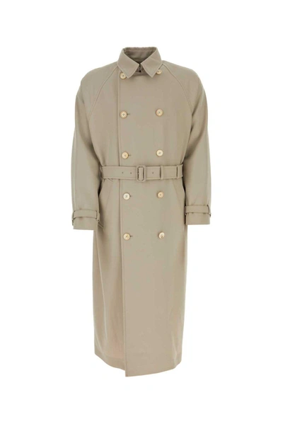 Prada Belted Button-up Coat In Default Title