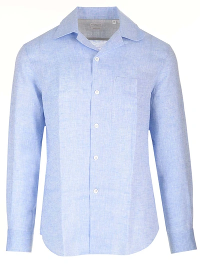 Brunello Cucinelli Easy Fit Shirt In Light Blue