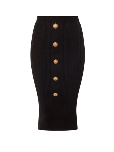 Balmain Skirt In Nero