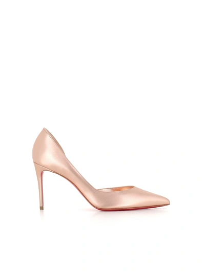 Christian Louboutin Décolletè Iriza 85 In Oro Rosa