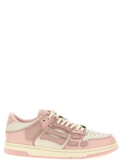 Amiri Skel Top Low Sneakers In Pink