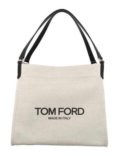 Tom Ford Amalfi Large Tote In White