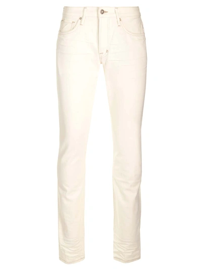 Tom Ford Selvedge Jeans In White