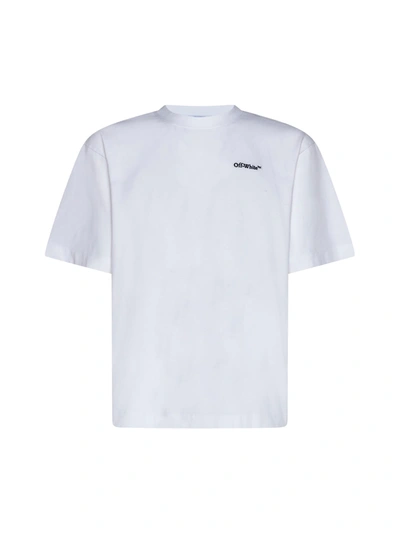 Off-white T-shirt In White Black