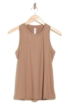 Kyodan Moss Jersey Tank Top In Taupe Grey