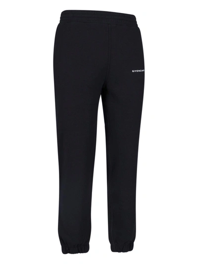 Givenchy Logo Sporty Trousers In Black