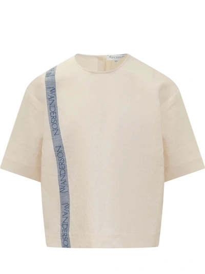 Jw Anderson J.w. Anderson T-shirt In Cream