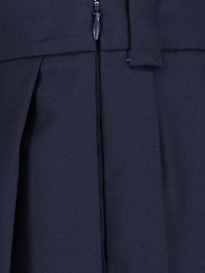 Miu Miu Logo Mini Skirt In Default Title