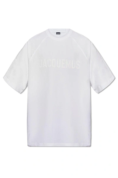 Jacquemus Typo Crewneck T-shirt In White