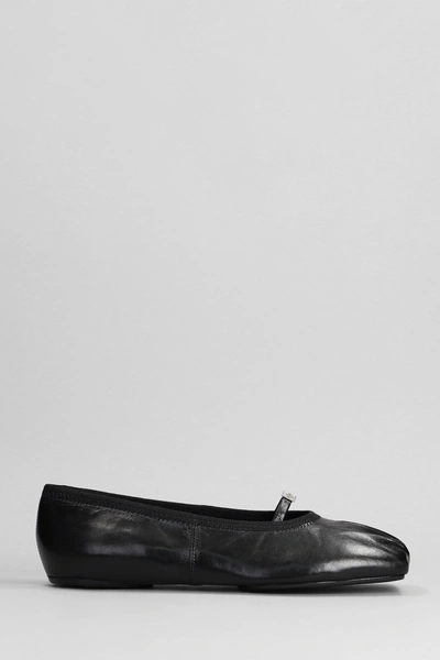 Givenchy Ballet Flats In Black Leather