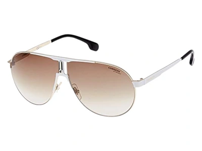 Carrera Unisex 1005/s White Frame Gradient Lens Aviator Sunglasses