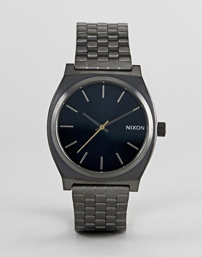 Nixon A045 Time Teller Bracelet Watch In Silver 37mm - Silver