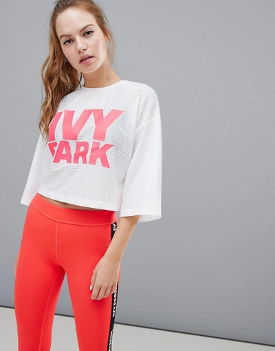 Ivy Park Active Mesh Logo Tee - Multi