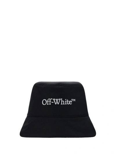 Off-white Bucket Hat In Black Whit