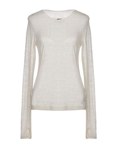 Mm6 Maison Margiela Sweater In Ivory