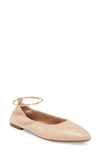 Jeffrey Campbell Tippy Flat In Natural Gold