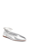 Jeffrey Campbell Tippy Flat In Silver