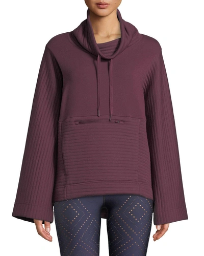 The North Face Terra Metro Funnel-neck Pullover Sweater, Purple
