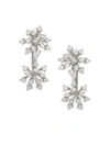 Hueb Women's Diamond & 18k White Gold Stud Earrings
