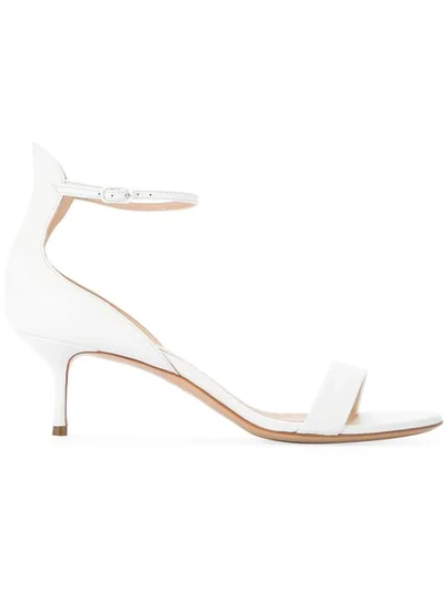 Casadei Ankle Strap Sandals In White