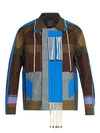 Craig Green Quilted Panelled Cotton-poplin And Shell Jacket - Blue