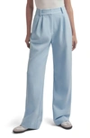 Favorite Daughter The Favorite Pant Pleat Pants In Sky Blue